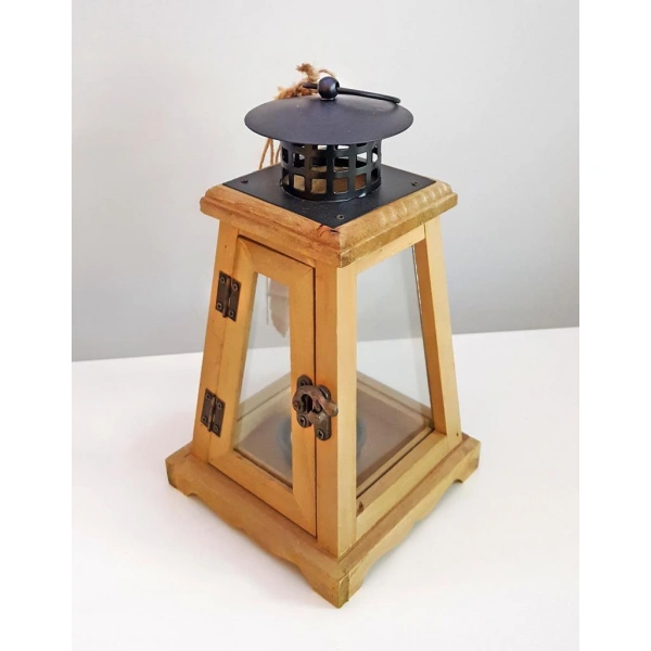 Ahşap Mumluk Ürgüp 25cm