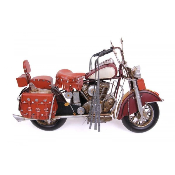 Dekoratif Metal Motosiklet Freedom 41cm