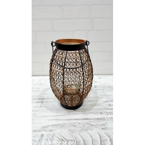 Dekoratif Metal Mumluk Asinara 26 Cm