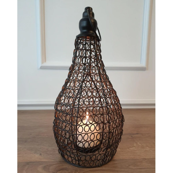 Dekoratif Metal Mumluk Magrip 30cm