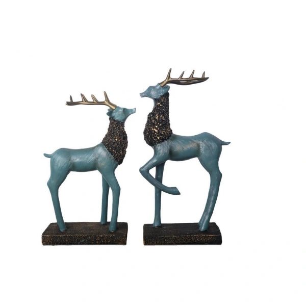 Geyik Biblo Ren İkili Set Büyük Boy