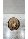 Dekoratif Metal Mumluk Asinara 26 Cm