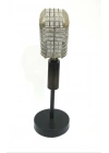 Metal Nostaljik Mikrofon Biblo 37 Cm