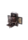 Nostaljik Metal Fotoğraf Makinası ve Fotoğraf Çerçevesi