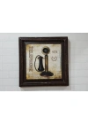 Telefon Ahşap Nostaljik Tablo 38x38cm