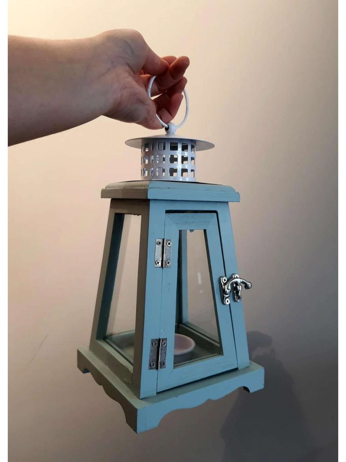 Ahşap Mumluk Ayvalık 25cm