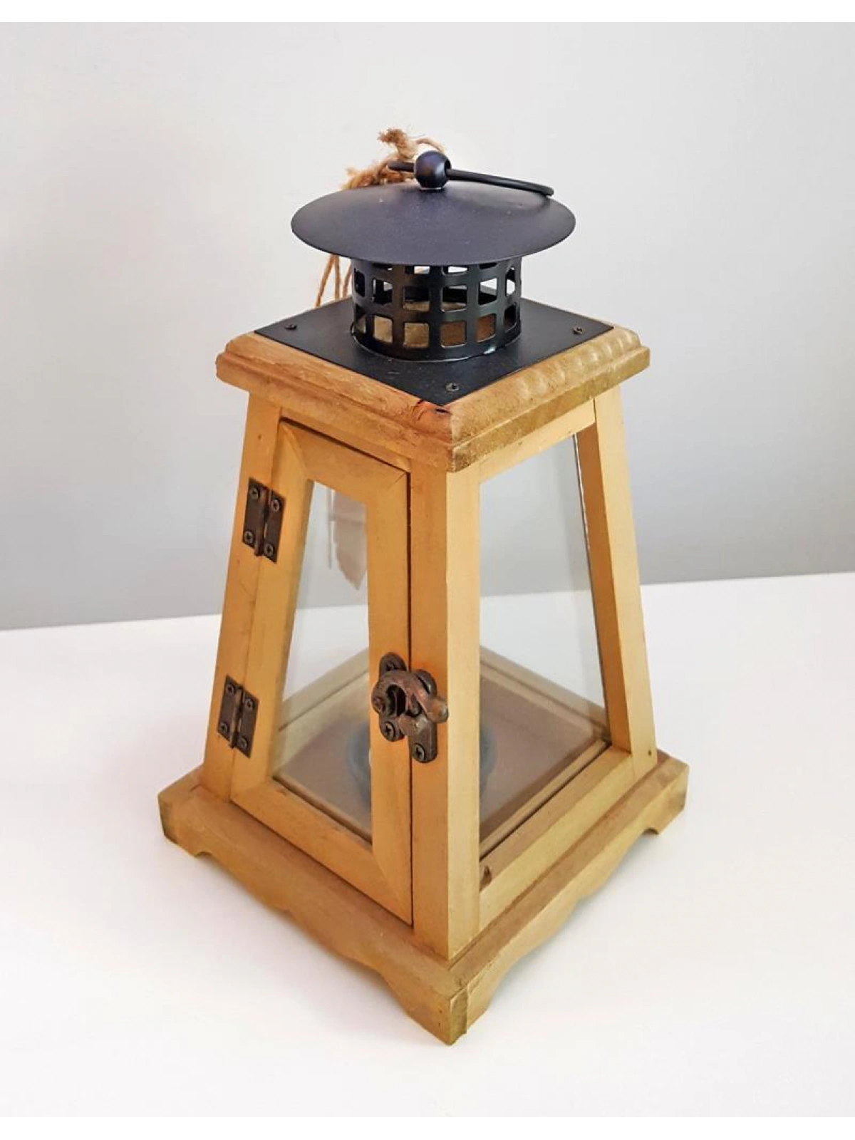 Ahşap Mumluk Ürgüp 25cm