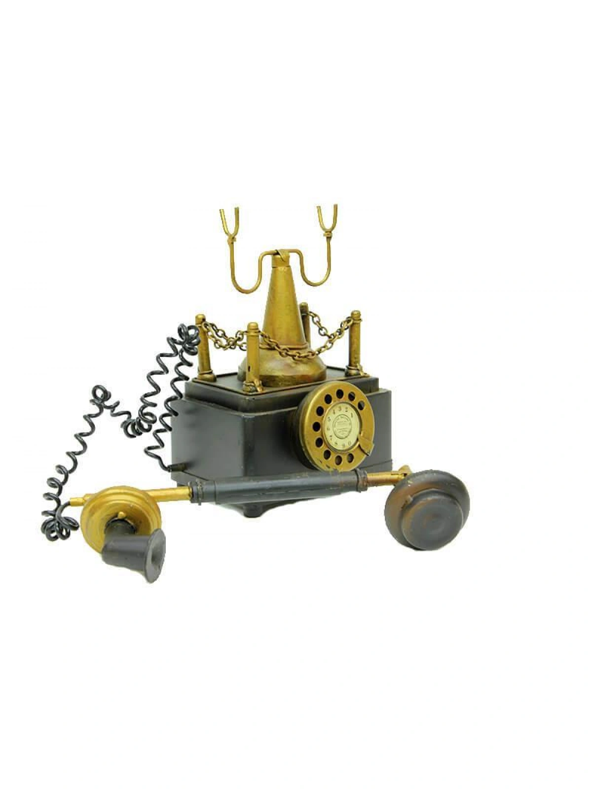 Dekoratif Metal Telefon Kumbara Biblo