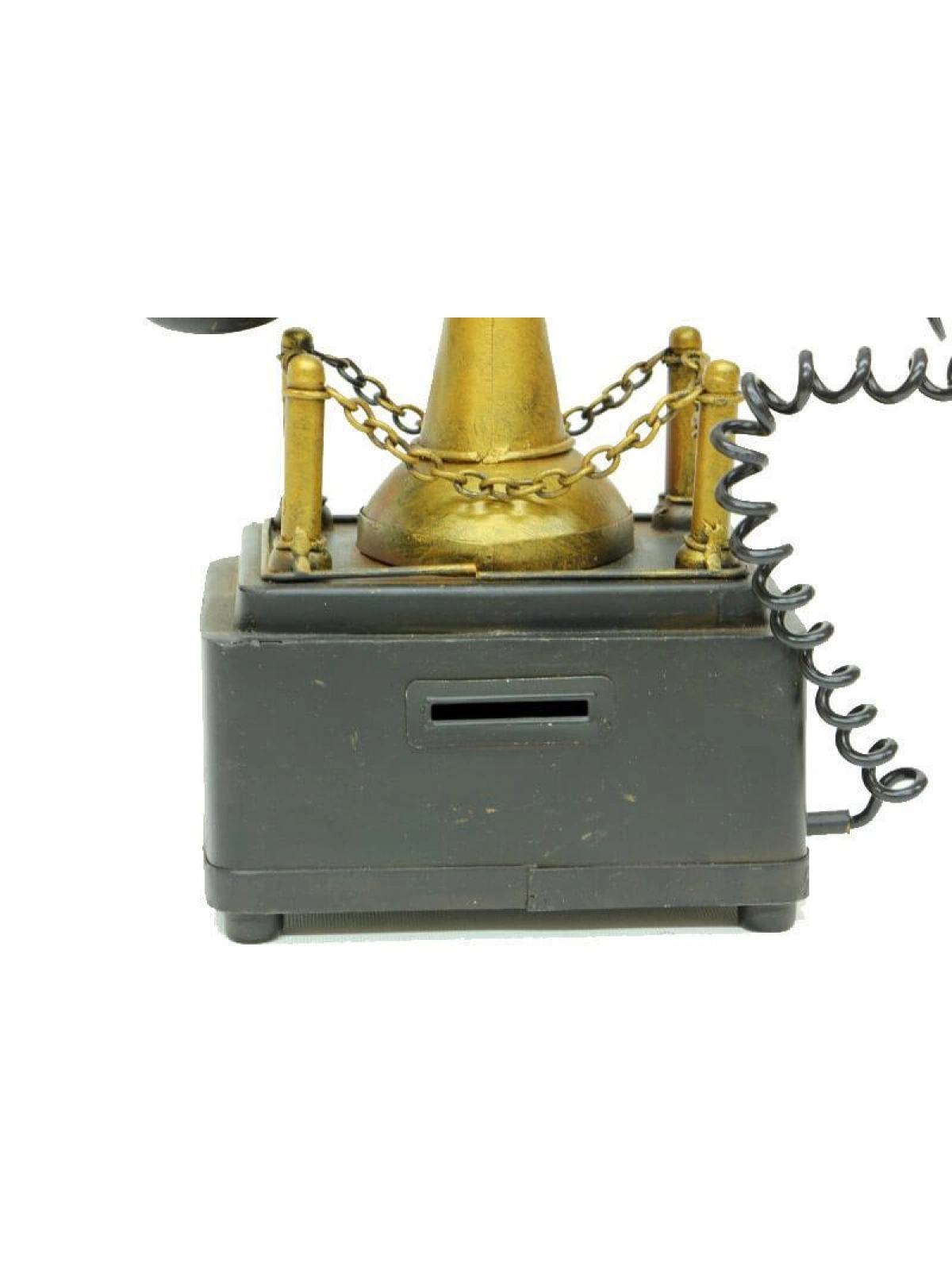 Dekoratif Metal Telefon Kumbara Biblo