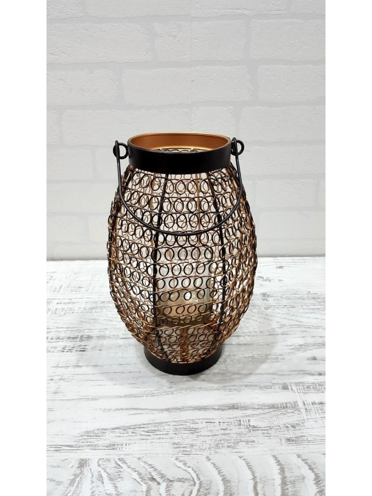 Dekoratif Metal Mumluk Asinara 26 Cm