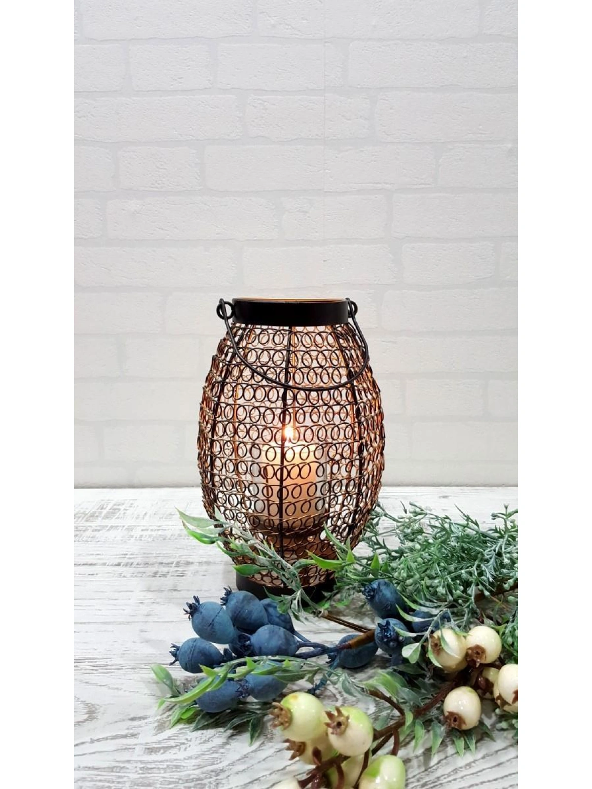 Dekoratif Metal Mumluk Asinara 26 Cm