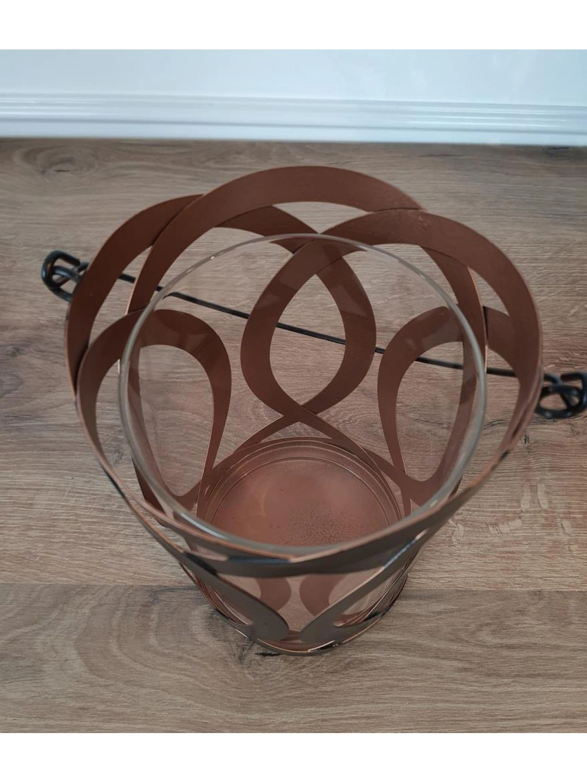 Dekoratif Metal Mumluk Elegante 24cm