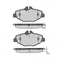 Mercedes E Serisi Ön Fren Balata MGA 56314