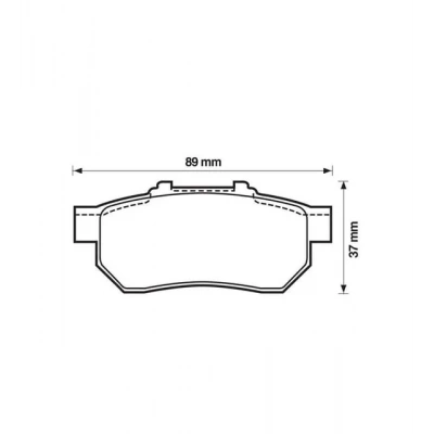 Honda Arka Fren Balata MGA-55330