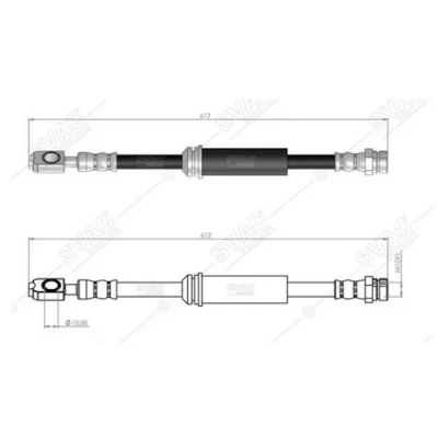 Volkwagen Jetta Ön Fren Hortumu Svc-10-0195
