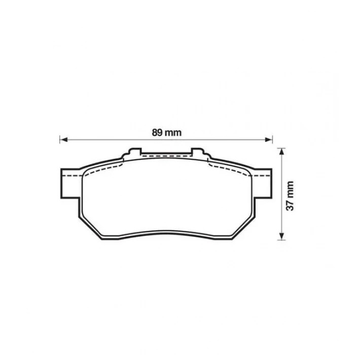 Honda Arka Fren Balata MGA-55330
