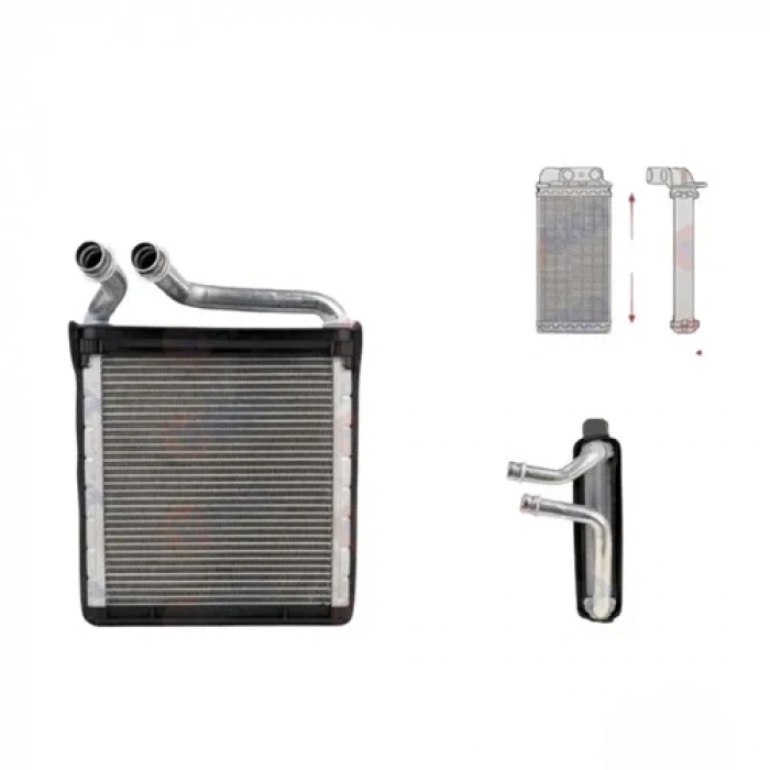 Volkswagen Kalorifer Radyatörü Veka 414412B