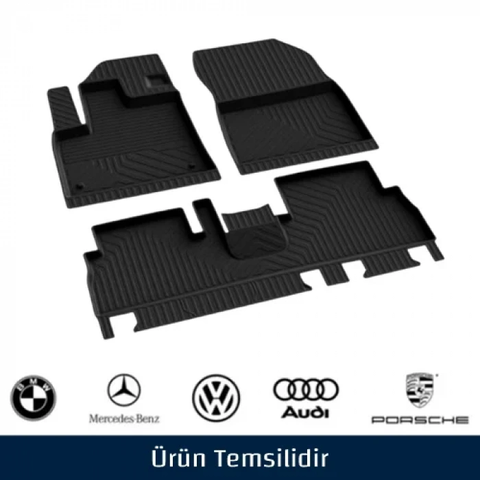Volkswagen Passat 3D Araç Paspası - Lider 101-413