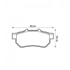 Honda Arka Fren Balata MGA-55330
