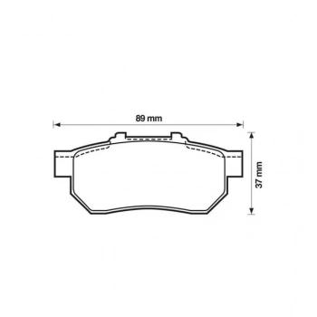 Honda Arka Fren Balata MGA-55330