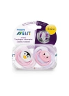 Avent 0% BPA Free Flow Yalancı Emzik 0-6 ay Truman Serisi 2li