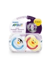 Avent 0% BPA Free Flow Yalancı Emzik 0-6 ay Truman Serisi 2li