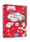 Kırmızı Topun Maceraları (10 Kitap Takım) 1. Sınıf El Yazılı Renkli Heceli