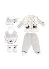 Sema Bebe 5li Premature Puanlı Set - Mavi