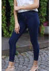 Yüksek Bel Skinny Jean Pantolon  - LACİVERT