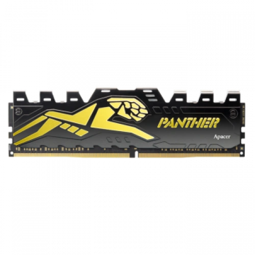 Apacer Panther Black-Gold 16GB (2x8GB) 3200Mhz CL16 DDR4 Gaming Ram (AH4U16G32C28Y7GAA-2)