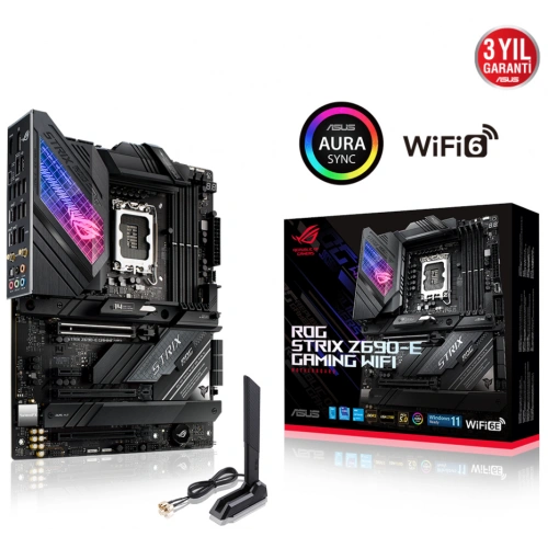 ASUS ROG STRIX Z690-E GAMING WIFI 6400Mhz(OC) HDMI M.2 ATX 1700p