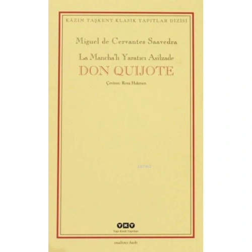 Don Quijote (2 Cilt, Kutulu); La Manchalı Yaratıcı Asilzade