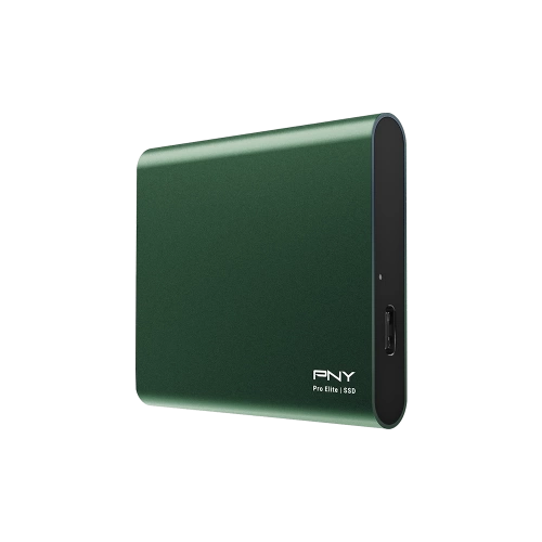 PNY Pro Elite Yeşil 250 GB 880/900MB/s USB 3.2 Gen 2 Type-C Taşınabilir SSD (PSD0CS2060GN-250-RB)