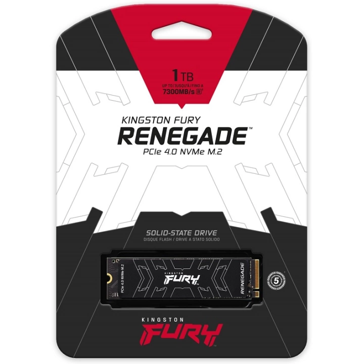 1TB KINGSTON FURY Renegade M.2 NVMe PCIe 4.0 SFYRS/1000G 6000/7300MB/s