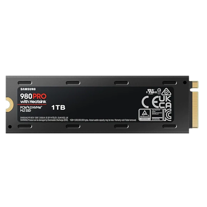 1TB SAMSUNG 980 PRO Heatsink M.2 NVMe MZ-V8P1T0CW