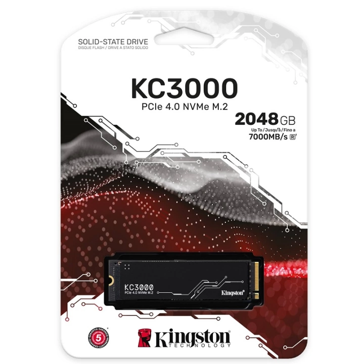 2TB KINGSTON KC3000 M.2 NVMe PCIe 4.0 SKC3000D/2048G 7000/7000MB/s