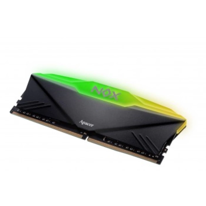 Apacer NOX RGB AURA Black 8GB (1x8GB) 3200Mhz CL16 DDR4 Gaming Ram (AH4U08G32C28YNBAA-1)