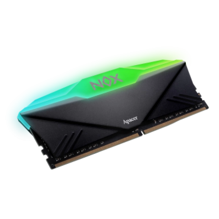 Apacer NOX RGB AURA Black 8GB (1x8GB) 3200Mhz CL16 DDR4 Gaming Ram (AH4U08G32C28YNBAA-1)