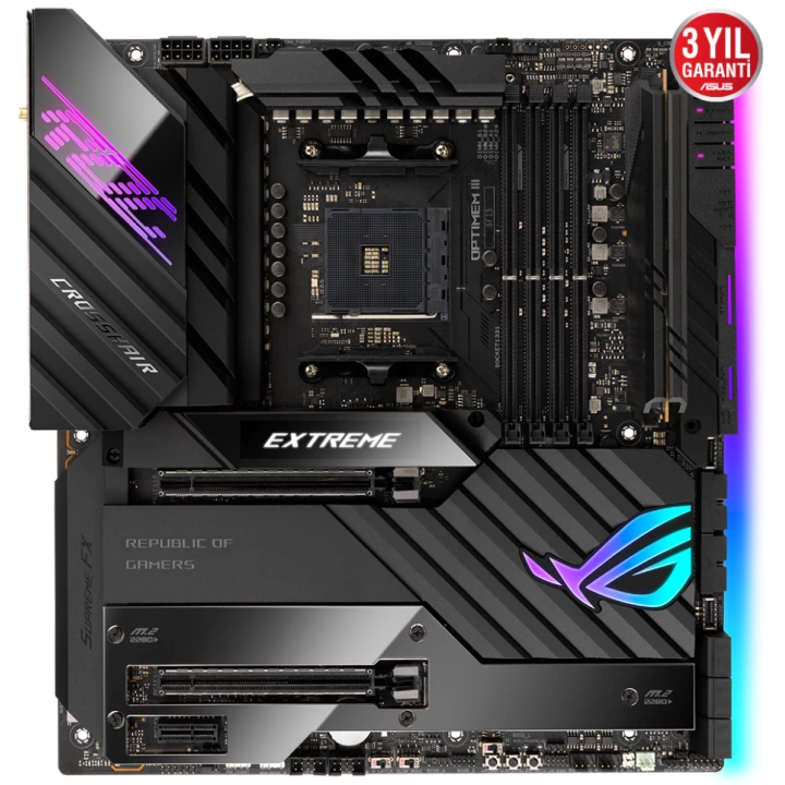 ASUS ROG CROSSHAIR VIII EXTREME X570 DDR4 4800Mhz(OC) E-ATX AM4