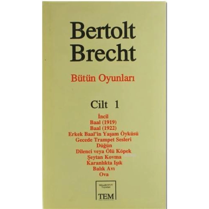 Bütün Oyunları Cilt: 1