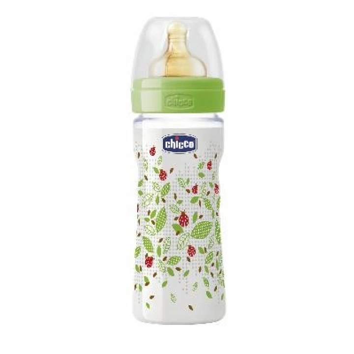 Chicco PP Biberon Kauçuk Emzikli 250 ml