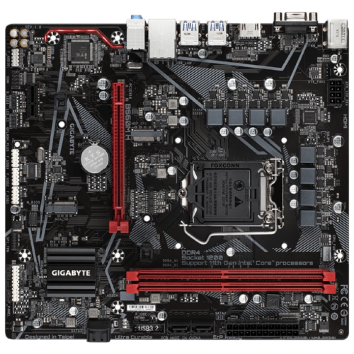 GIGABYTE B560M H 3200MHz HDMI M.2 mATX 1200p