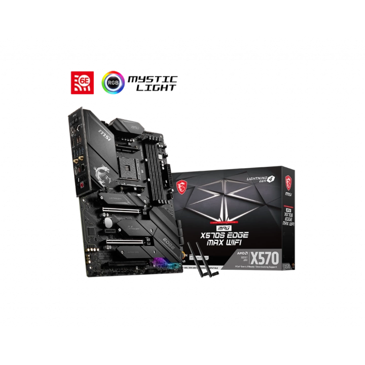 MSI MPG X570S EDGE MAX WIFI DDR4 5300 MHZ AM4  ATX