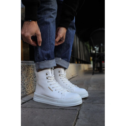 CH055 BT Erkek Bot BEYAZ