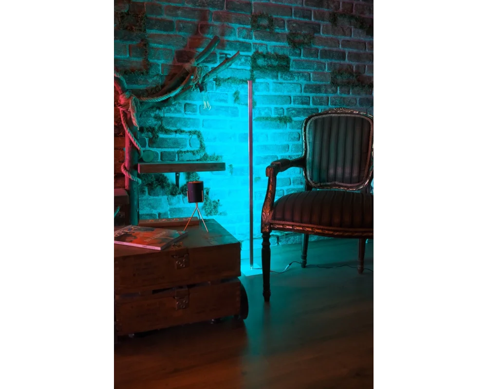 100 Cm Led Lambader Bluetooth Sese ve Müziğe Duyarlı Dekoratif Köşe Aydınlatma