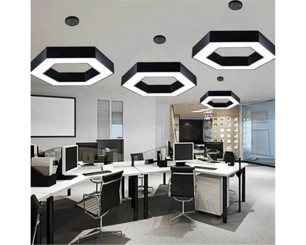 120 Cm 115 Watt 16000 Lümen Altıgen Linear Aydınlatma Beyaz ve Gün Işığı