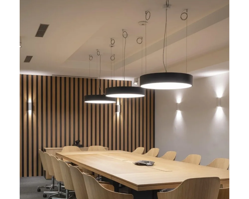 120cm 200 Watt 28000 Lümen Yuvarlak Davul Linear Aydınlatma Beyaz ve Gün Işığı