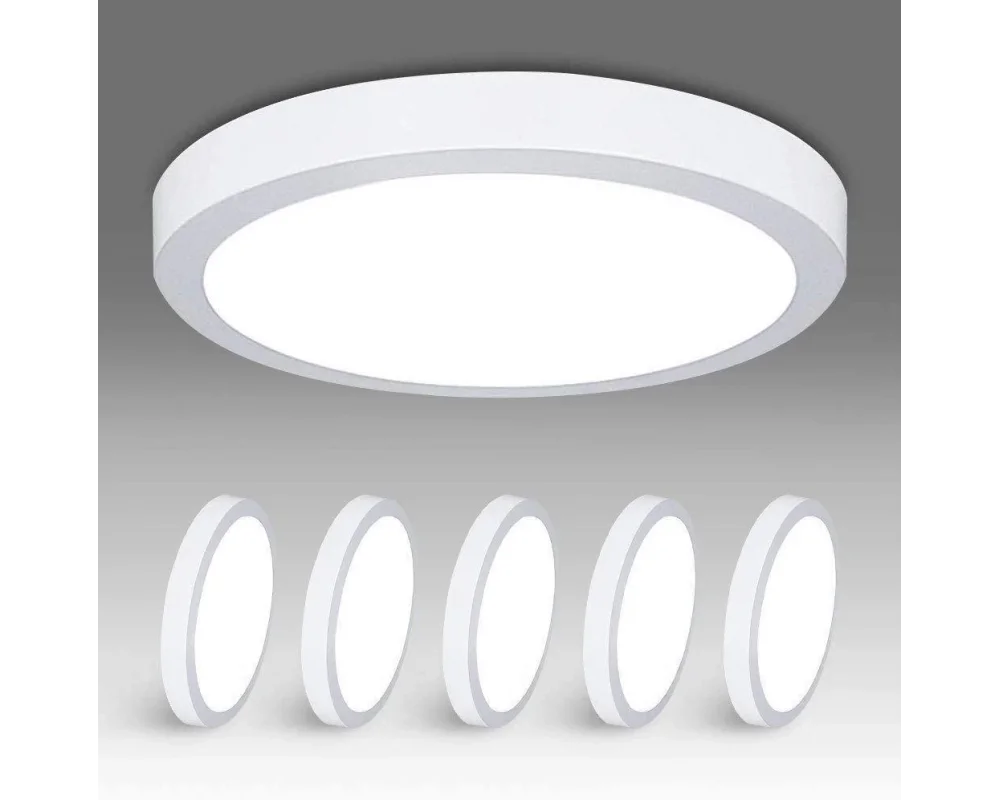 24 Watt Led Panel Gün Işığı Sıva Üstü Yuvarlak