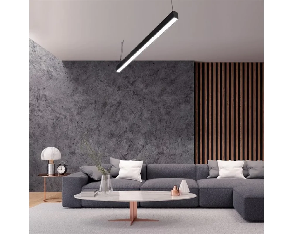 250cm 80 Watt 11000 Lümen Sıva Üstü Linear Aydınlatma Beyaz ve Gün Işığı