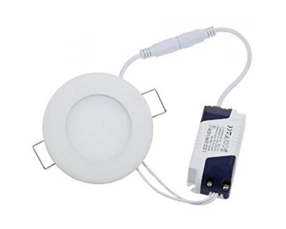 3 Watt Slim Led Panel Sıva Altı Beyaz ve Gün Işığı